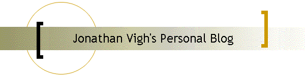 Jonathan Vigh's Personal Blog